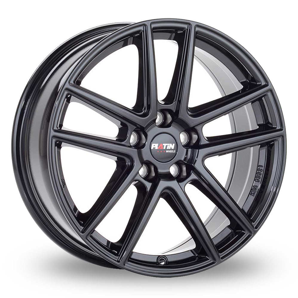 Platin P 73 Gloss Black 18 Inch Set of 4 alloy wheels